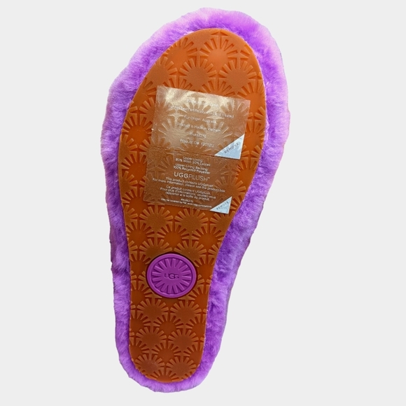 NEW UGG Fluff Yeah Slide Size 7 Purple New With Box - Picture 6 of 8